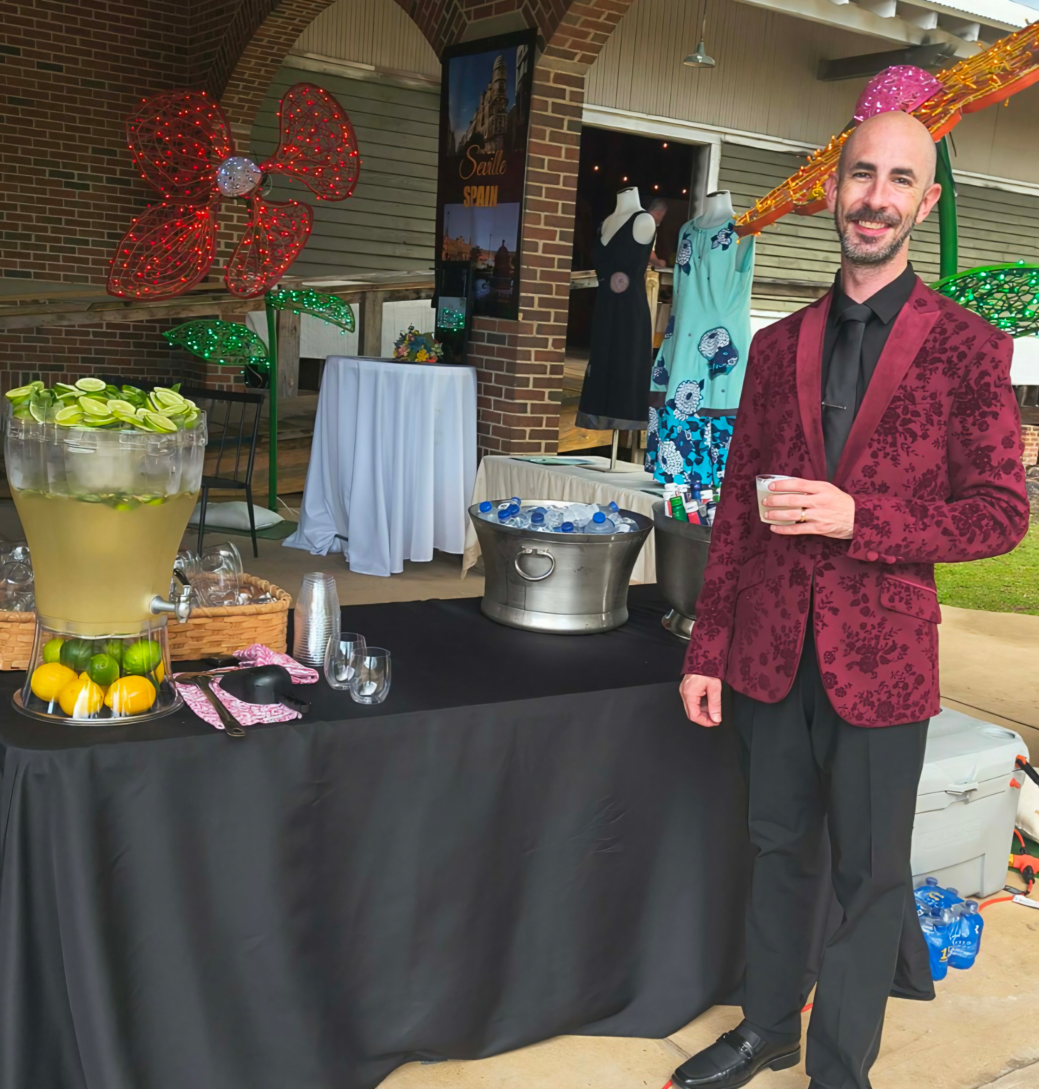 Gary Griggers at an art and community event